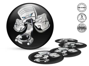 Wheel badges Luxury Look Limited Dome for Cars